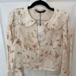 Zara Tie Dye Blouse